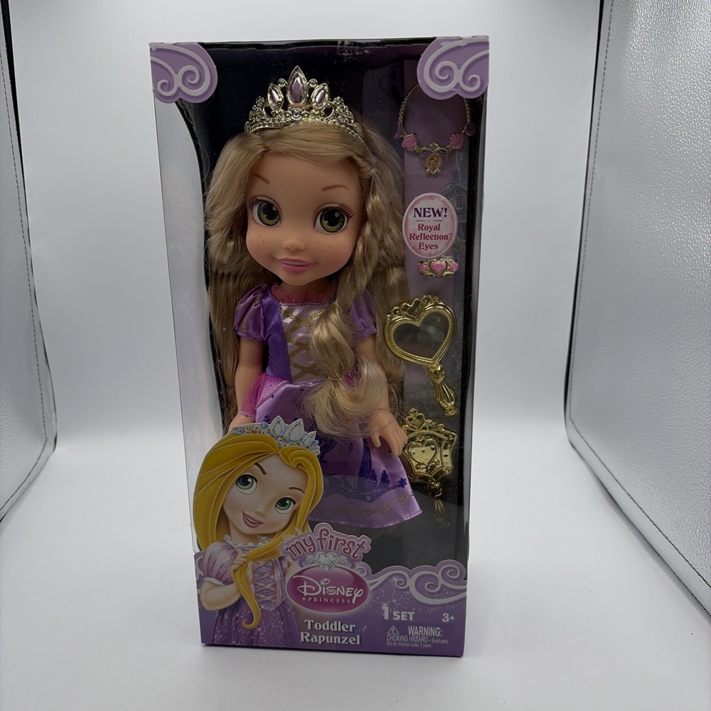 2014 My First Disney Princess Toddler Rapunzel Royal Reflection Eyes Doll New